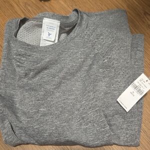 Old Navy Heather Gray Crop Top